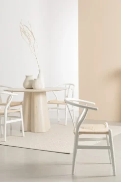 Discount Bizzotto SEDIA IN LEGNO BIANCO - ARTAS