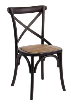 Sale Bizzotto SEDIA IN LEGNO NERA - CROSS