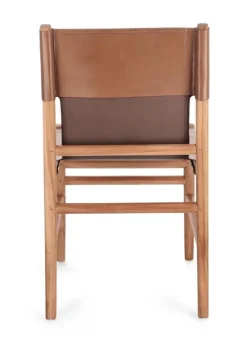 Hot Bizzotto SEDIA IN PELLE COGNAC - CAROLINE