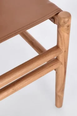 Hot Bizzotto SEDIA IN PELLE COGNAC - CAROLINE