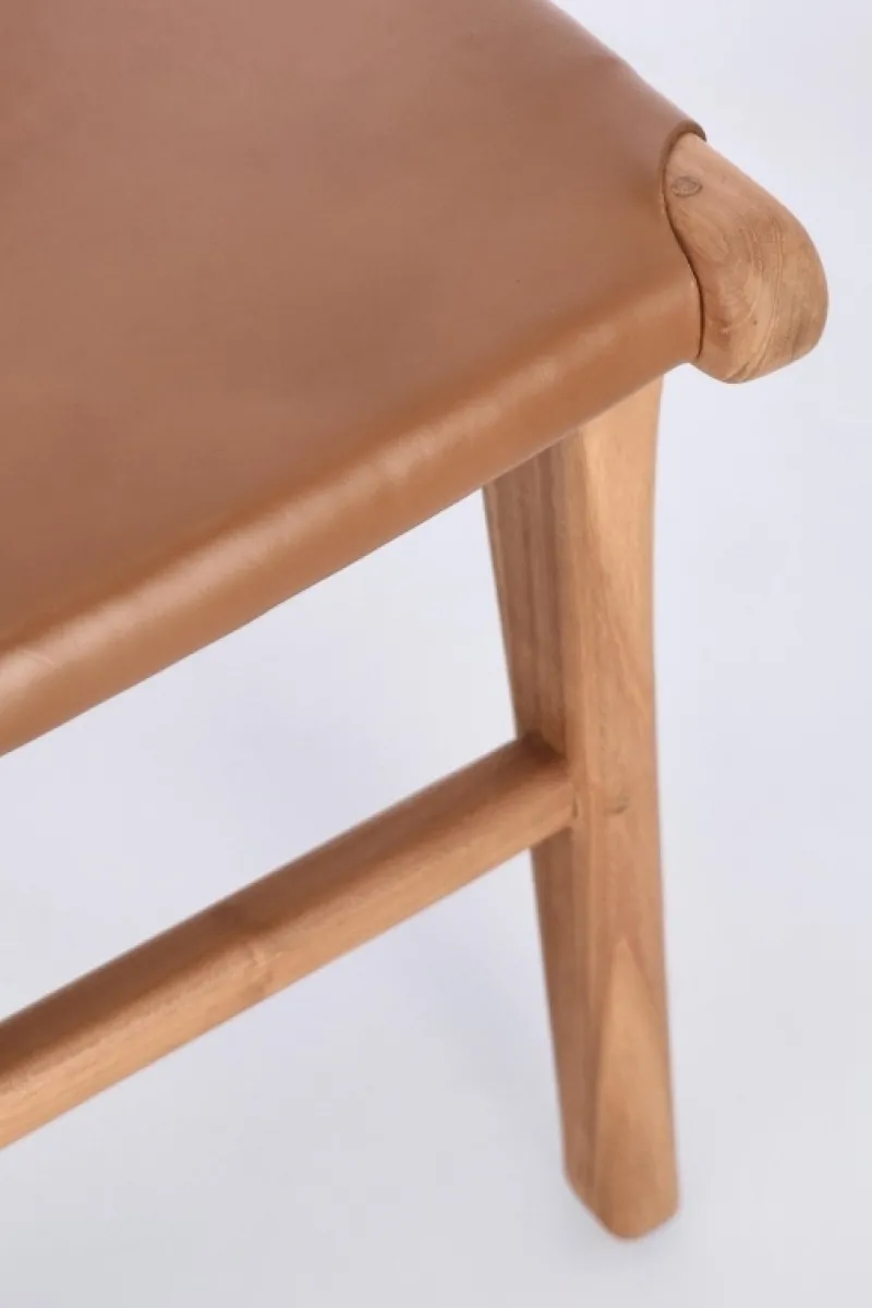 Best Bizzotto SEDIA IN PELLE COGNAC - EUGENIE