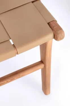 Sale Bizzotto SEDIA IN PELLE TORTORA - JOANNA