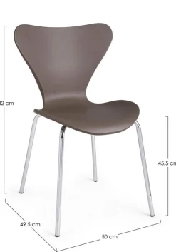 Best Bizzotto SEDIA IN PLASTICA CAMMELLO - TESSA