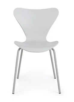 Hot Bizzotto SEDIA IN PLASTICA GRIGIA - TESSA