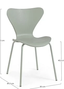 Discount Bizzotto SEDIA IN PLASTICA VERDE - TESSA