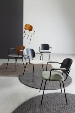 Best Bizzotto SEDIA IN TESSUTO BEIGE - SIENNA