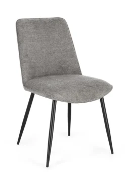New Bizzotto SEDIA IN TESSUTO GRIGIO SCURO - CORA
