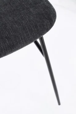 Bizzotto SEDIA IN TESSUTO GRIGIO SCURO - GLENNA