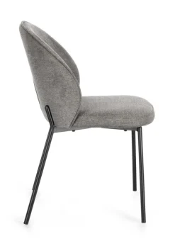 Bizzotto SEDIA IN TESSUTO GRIGIO SCURO - WENDY