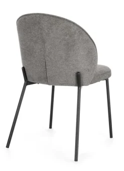 Bizzotto SEDIA IN TESSUTO GRIGIO SCURO - WENDY