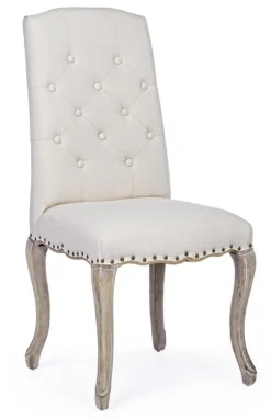 Outlet Bizzotto SEDIA IN TESSUTO NATURALE - DIVA