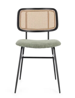 Hot Bizzotto SEDIA IN TESSUTO VERDE - GLENNA