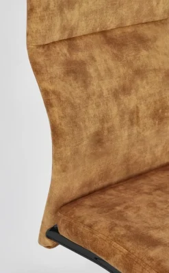 Discount Bizzotto SEDIA IN VELLUTO GIALLO - THELMA