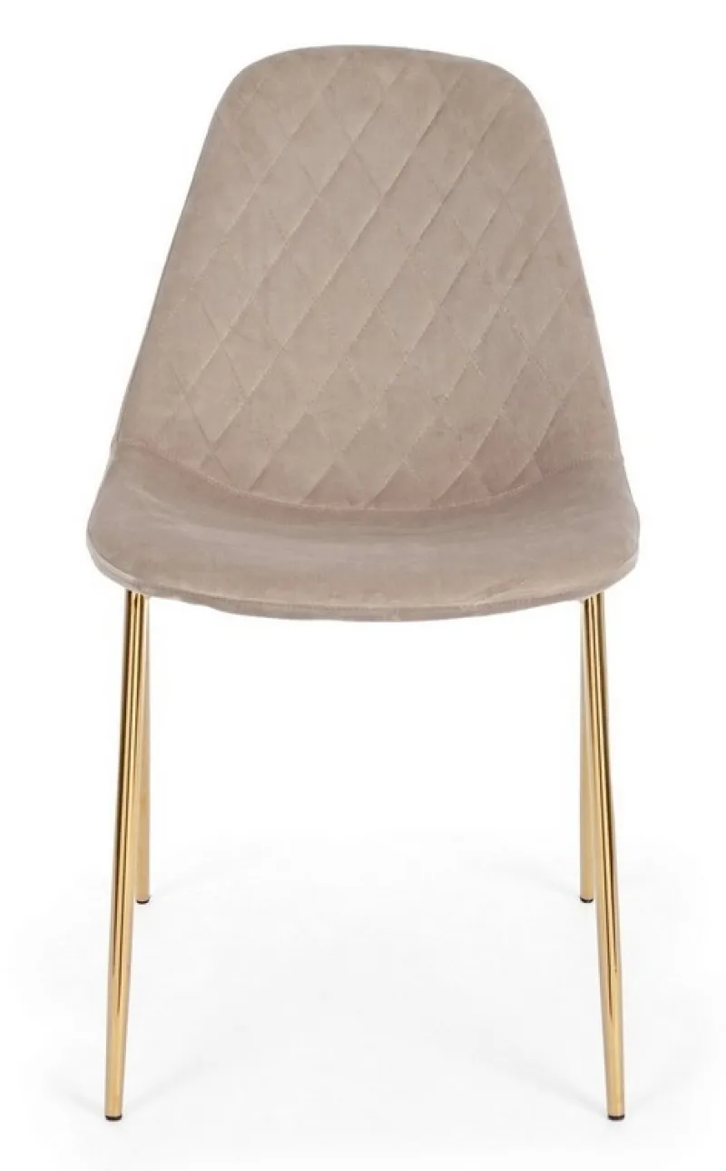 Best Bizzotto SEDIA IN VELLUTO TORTORA - TERRY