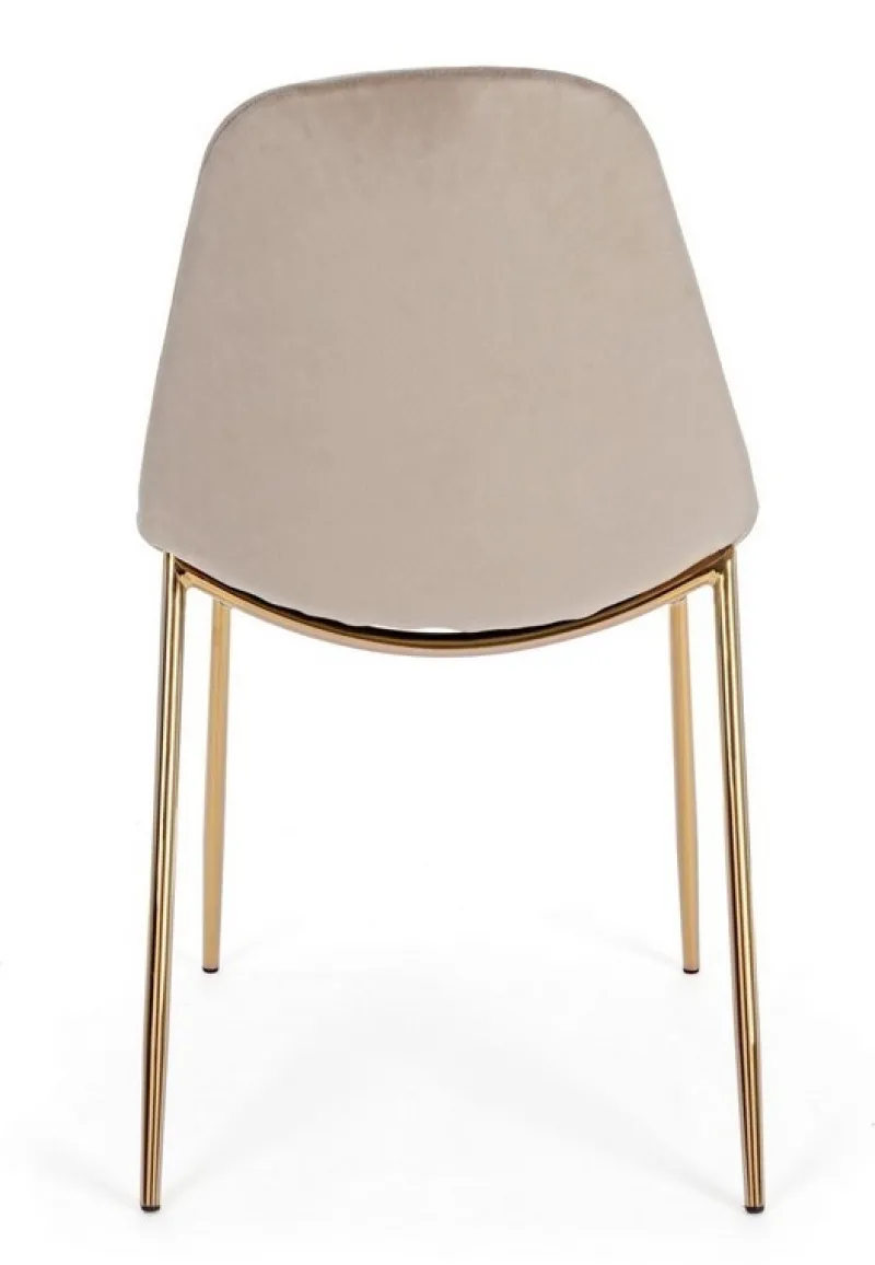 Best Bizzotto SEDIA IN VELLUTO TORTORA - TERRY