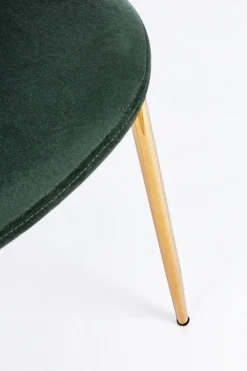 Bizzotto SEDIA IN VELLUTO VERDE - TERRY
