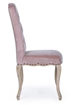 New Bizzotto SEDIA IN VELLUTO WOODROSE - DIVA