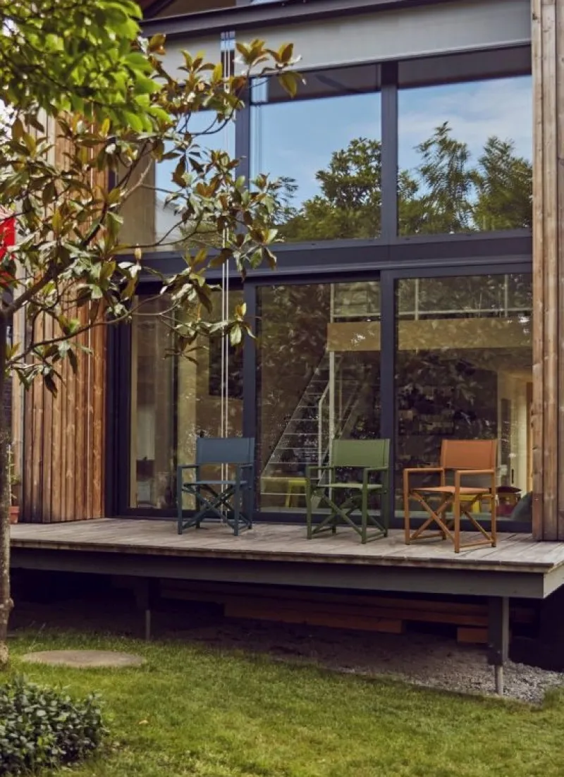 Best Bizzotto SEDIA REGISTA IN ALLUMINIO PECAN - TAYLOR