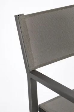 Discount Bizzotto SEDIA REGISTA IN ALLUMINIO ANTRACITE CX23 - KONNOR