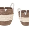 Sale Bizzotto SET2 CESTA 2M THELMA MARRONE TO
