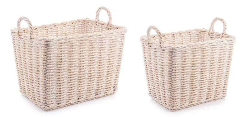 Online Bizzotto SET2 CESTO 2M NARRA SBIANCATO S