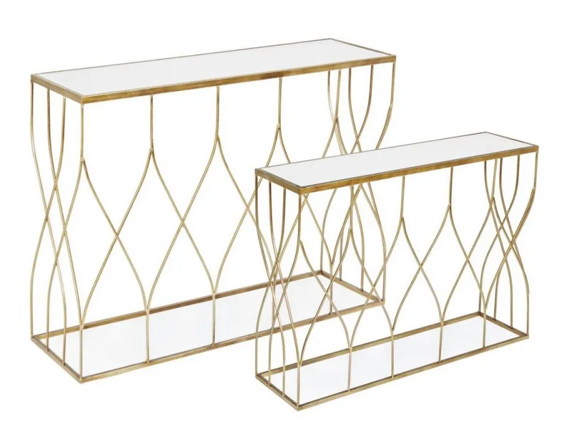 Hot Bizzotto SET2 CONSOLLE IN METALLO - ELENOR