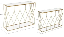 Hot Bizzotto SET2 CONSOLLE IN METALLO - ELENOR