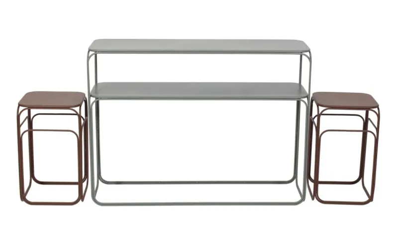 Hot Bizzotto SET CONSOLLE+ 2TAVOLINI CLARITY G-M