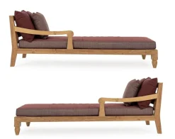 Clearance Bizzotto SET2 LOUNGE C-C BALI WINE - FSC