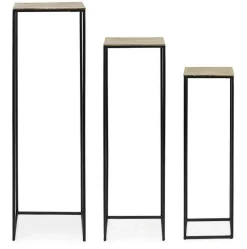 Clearance Bizzotto SET3 PORTA PIANTA IN ALLUMINIO - AMIRA