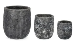 Bizzotto SET3 P.VASO DUYEN TO ANTRACITE