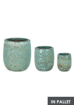 Hot Bizzotto SET3 P.VASO DUYEN TO VERDE