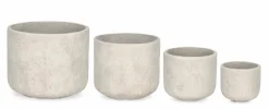 Hot Bizzotto SET4 P.VASO MEILI TONDO BEIGE