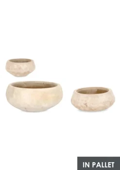 Sale Bizzotto SET3 P.VASO MINH CIOTOLA TERRACOT CHIARA