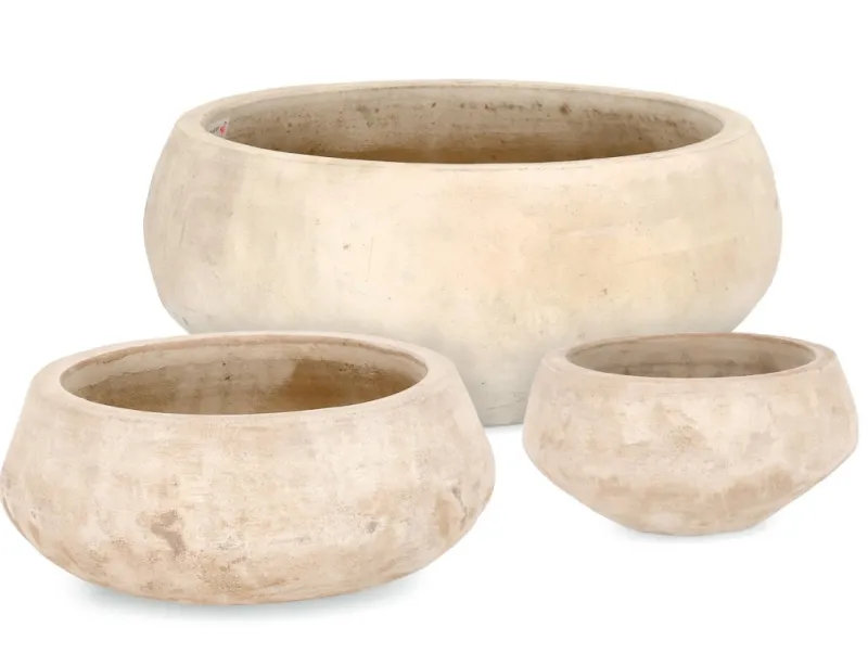 Sale Bizzotto SET3 P.VASO MINH CIOTOLA TERRACOT CHIARA
