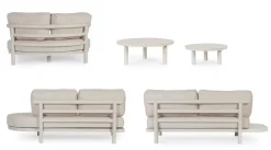 Outlet Bizzotto SET SALOTTO ANG. C-C HERCULES MORNY WG25