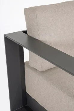 Outlet Bizzotto SET4 SALOTTO C-C MOSES ANTRACITE YK13