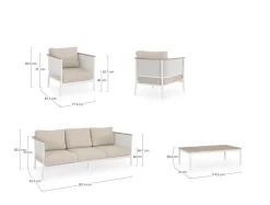 Hot Bizzotto SET4 SALOTTO C-C ULISES VAPOR YK15