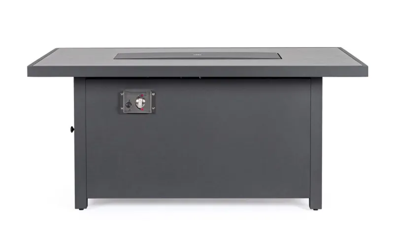 Discount Bizzotto SET4 SALOTTO IN ALLUMINIO ANTRACITE PG61 - HENDRIX