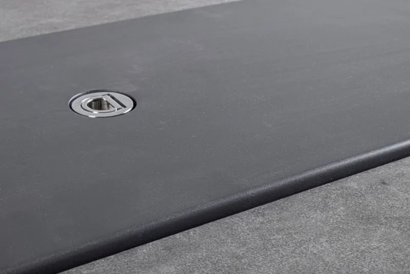 Discount Bizzotto SET4 SALOTTO IN ALLUMINIO ANTRACITE PG61 - HENDRIX