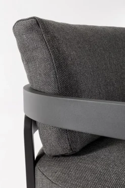 Best Bizzotto SET4 SALOTTO IN CORDA PER ESTERNO ANTRACITE WG21 - PRESLEY