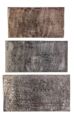 Outlet Bizzotto SET3 TAVOLINI IN ALLUMINIO - TAHIR