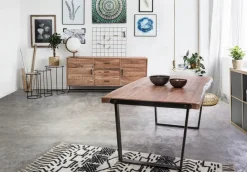 Outlet Bizzotto SET3 TAVOLINI IN ALLUMINIO - TAHIR