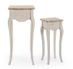 Online Bizzotto SET2 TAVOLINI IN LEGNO - CLARISSE