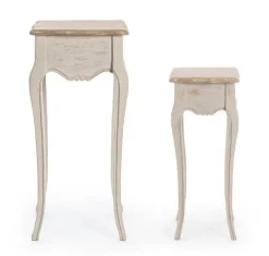 Online Bizzotto SET2 TAVOLINI IN LEGNO - CLARISSE