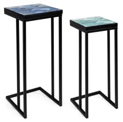 Clearance Bizzotto SET2 TAVOLINI IN METALLO K02 - REEF
