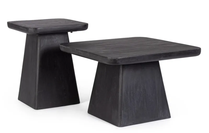 Discount Bizzotto SET2 TAVOLINO FUJI QUADRATO