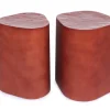 Clearance Bizzotto SET2 TAVOLINO JASLEEN TERRACOTTA