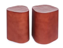 Clearance Bizzotto SET2 TAVOLINO JASLEEN TERRACOTTA