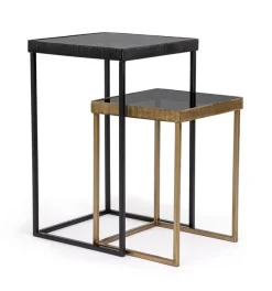 Outlet Bizzotto SET2 TAVOLINO YAMIR QU